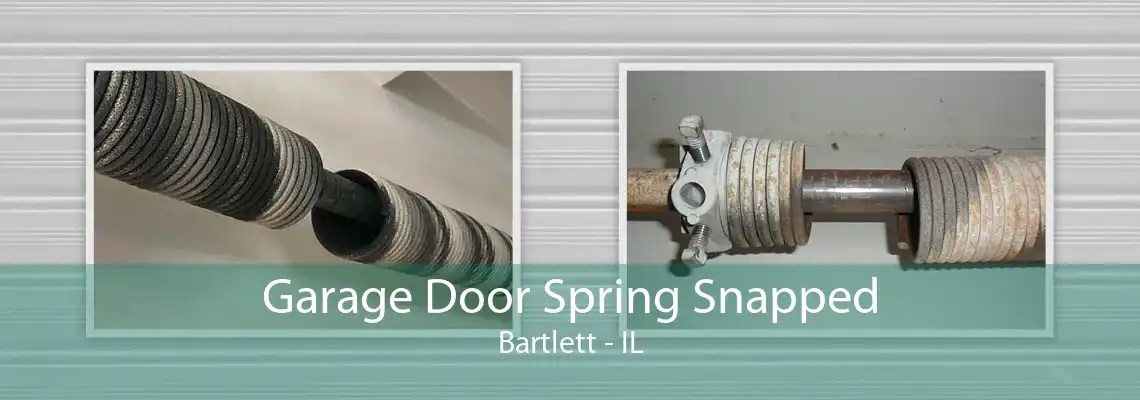 Garage Door Spring Snapped Bartlett - IL